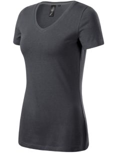 Tričko dámske Action V-neck 701 light anthracite