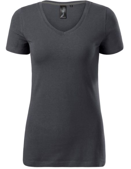 Tričko dámske Action V-neck 701 light anthracite