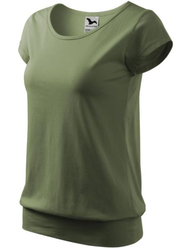 Tričko dámske City 120 khaki