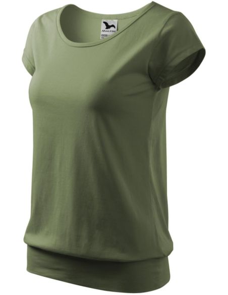 Tričko dámske City 120 khaki