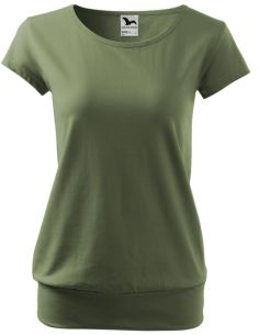 Tričko dámske City 120 khaki 2