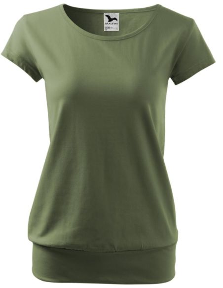 Tričko dámske City 120 khaki