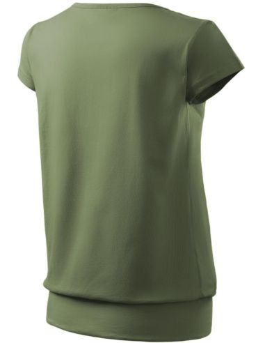 Tričko dámske City 120 khaki
