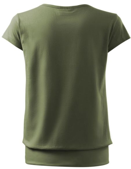 Tričko dámske City 120 khaki