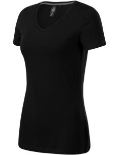Tričko dámske Action V-neck 701 čierna