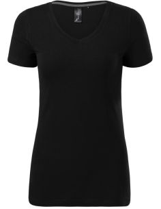 Tričko dámske Action V-neck 701 čierna 2