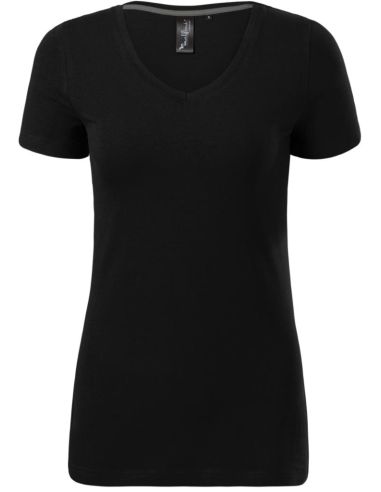 Tričko dámske Action V-neck 701 čierna