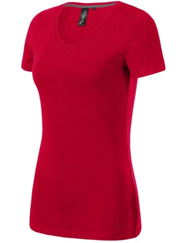 Tričko dámske Action V-neck 701 formula red