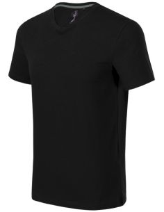 Tričko pánske Action V-neck 700 čierna