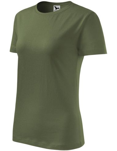Tričko dámske Classic New 133 khaki
