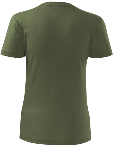 Tričko dámske Classic New 133 khaki