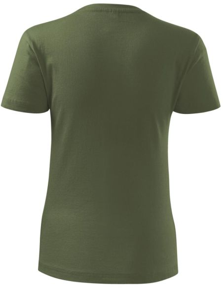 Tričko dámske Classic New 133 khaki