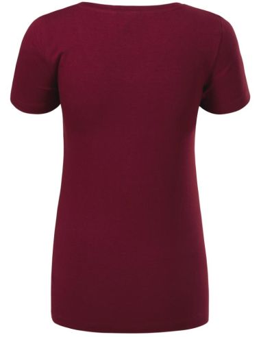 Tričko dámske Action V-neck 701 garnet