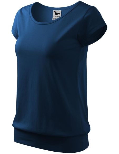 Tričko dámske City 120 polnočná modrá