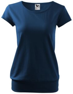 Tričko dámske City 120 polnočná modrá 2