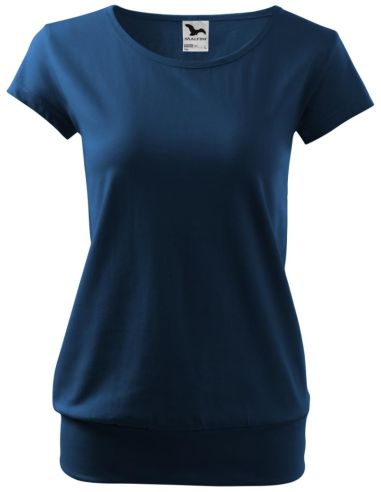 Tričko dámske City 120 polnočná modrá