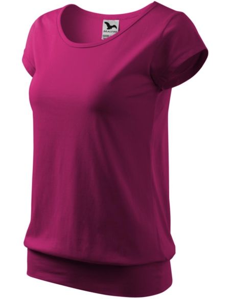 Tričko dámske City 120 fuchsia red