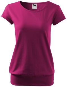 Tričko dámske City 120 fuchsia red 2