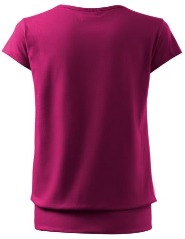Tričko dámske City 120 fuchsia red