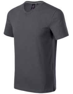 Tričko pánske Action V-neck 700 light anthracite