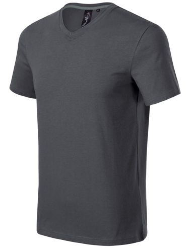 Tričko pánske Action V-neck 700 light anthracite