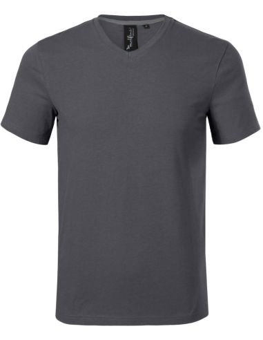 Tričko pánske Action V-neck 700 light anthracite
