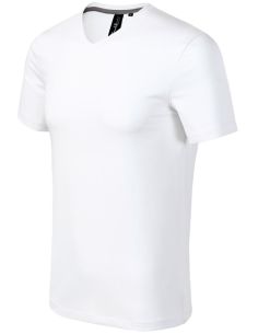 Tričko pánske Action V-neck 700 biela