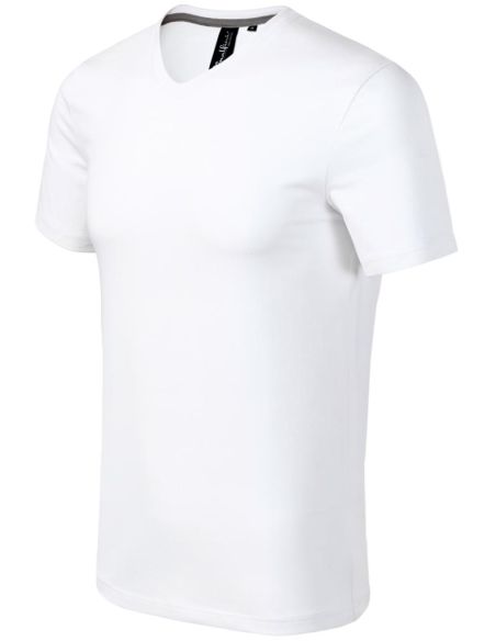 Tričko pánske Action V-neck 700 biela