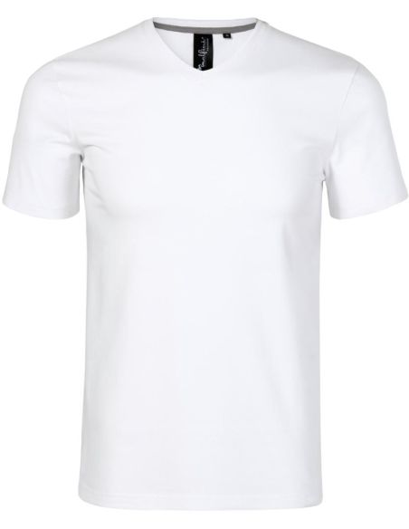 Tričko pánske Action V-neck 700 biela