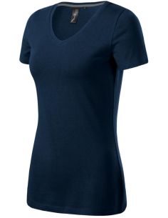 Tričko dámske Action V-neck 701 tmavomodrá
