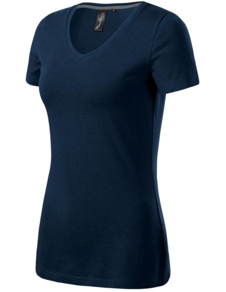 Tričko dámske Action V-neck 701 tmavomodrá