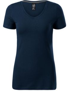 Tričko dámske Action V-neck 701 tmavomodrá 2