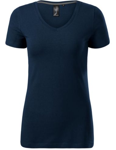 Tričko dámske Action V-neck 701 tmavomodrá