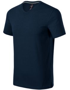 Tričko pánske Action V-neck 700 tmavomodrá