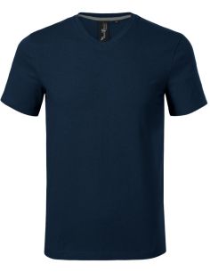Tričko pánske Action V-neck 700 tmavomodrá 2
