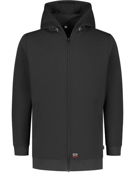 Mikina unisex Hooded Sweat Jacket Washable 60°C T44 tmavosivý