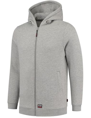 Mikina unisex Hooded Sweat Jacket Washable 60°C T44 grey melange