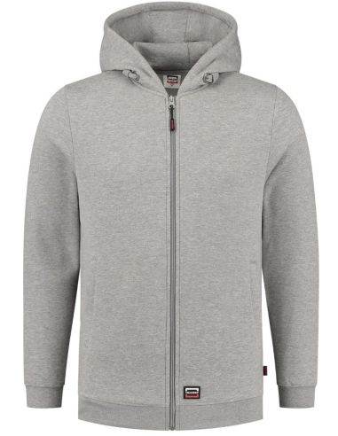 Mikina unisex Hooded Sweat Jacket Washable 60°C T44 grey melange