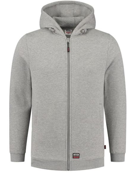 Mikina unisex Hooded Sweat Jacket Washable 60°C T44 grey melange