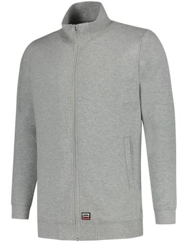 Mikina unisex Sweat Jacket Washable 60 °C T45 grey melange