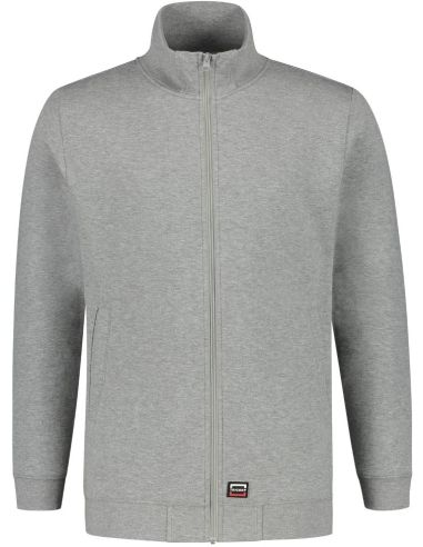 Mikina unisex Sweat Jacket Washable 60 °C T45 grey melange