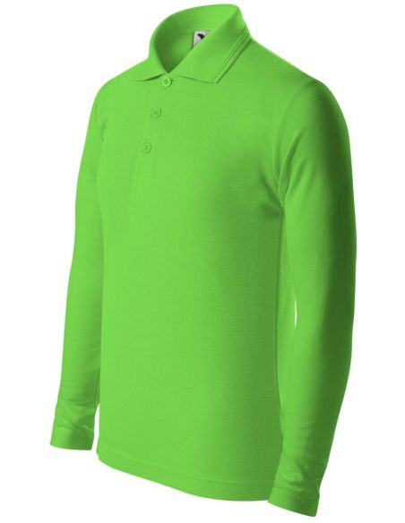 Polokošeľa detská Pique Polo LS 241 green apple