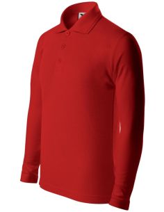 Polokošeľa detská Pique Polo LS 241 červená