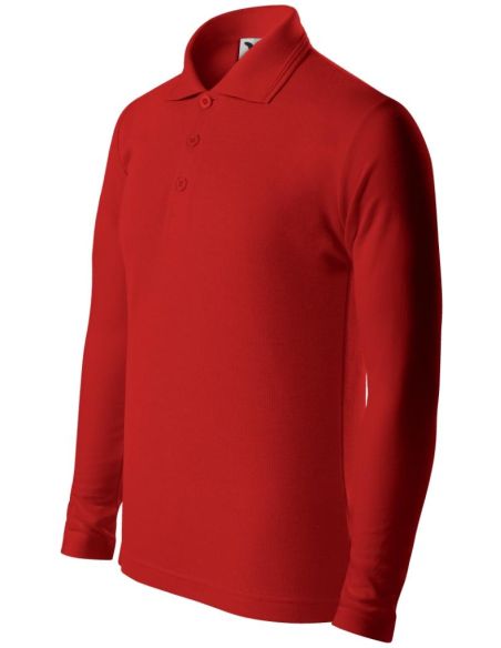 Polokošeľa detská Pique Polo LS 241 červená