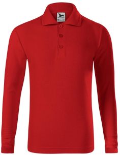 Polokošeľa detská Pique Polo LS 241 červená 2
