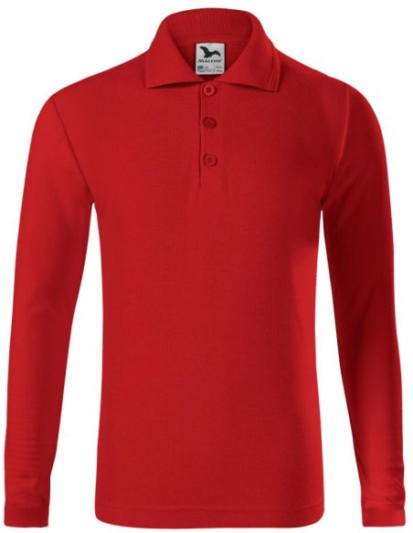 Polokošeľa detská Pique Polo LS 241 červená
