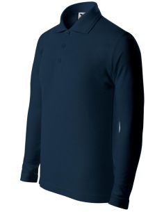 Polokošeľa detská Pique Polo LS 241 tmavomodrá