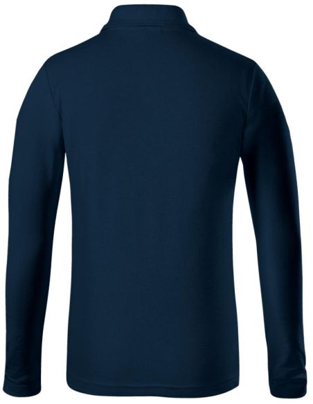 Polokošeľa detská Pique Polo LS 241 tmavomodrá