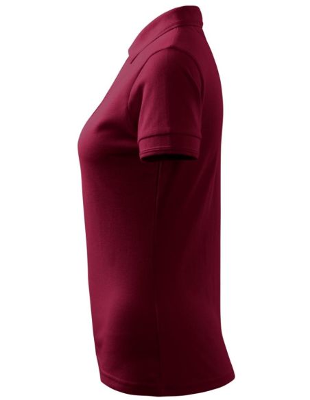 Polokošeľa dámska Pique Polo 210 garnet