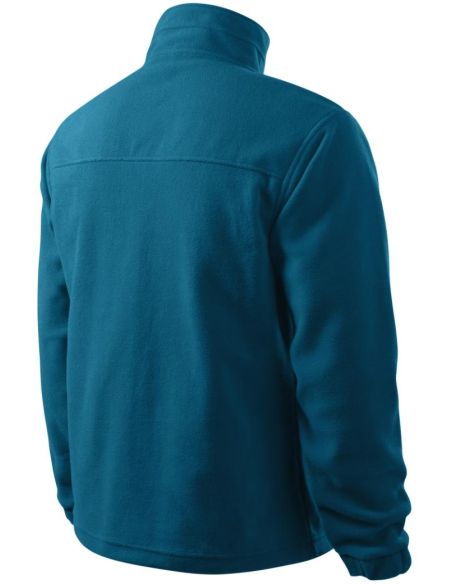 Fleece pánsky Jacket 501 petrol blue